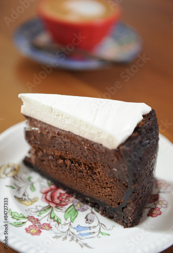 Fototapeta Naklejka Na Ścianę i Meble -  Delicious chocolate cake