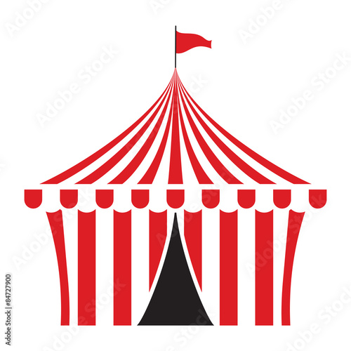 Circus tent vector illustration
