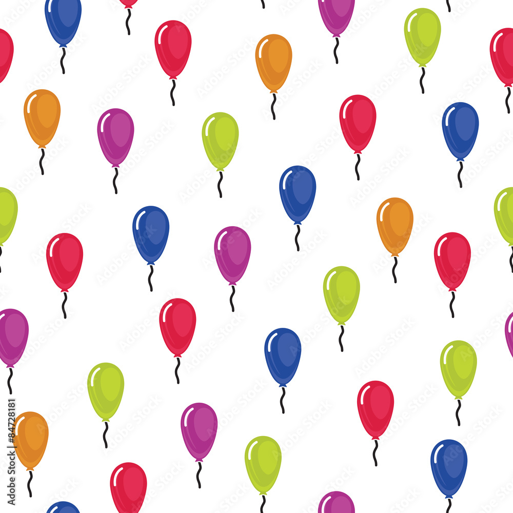 Balloons seamless vector pattern Balloons seamless vector pattern