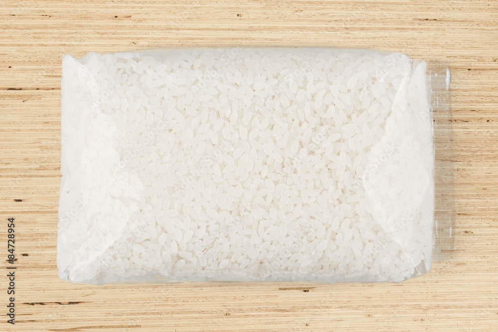 Rice, bag, pack. Rice, bag, pack.