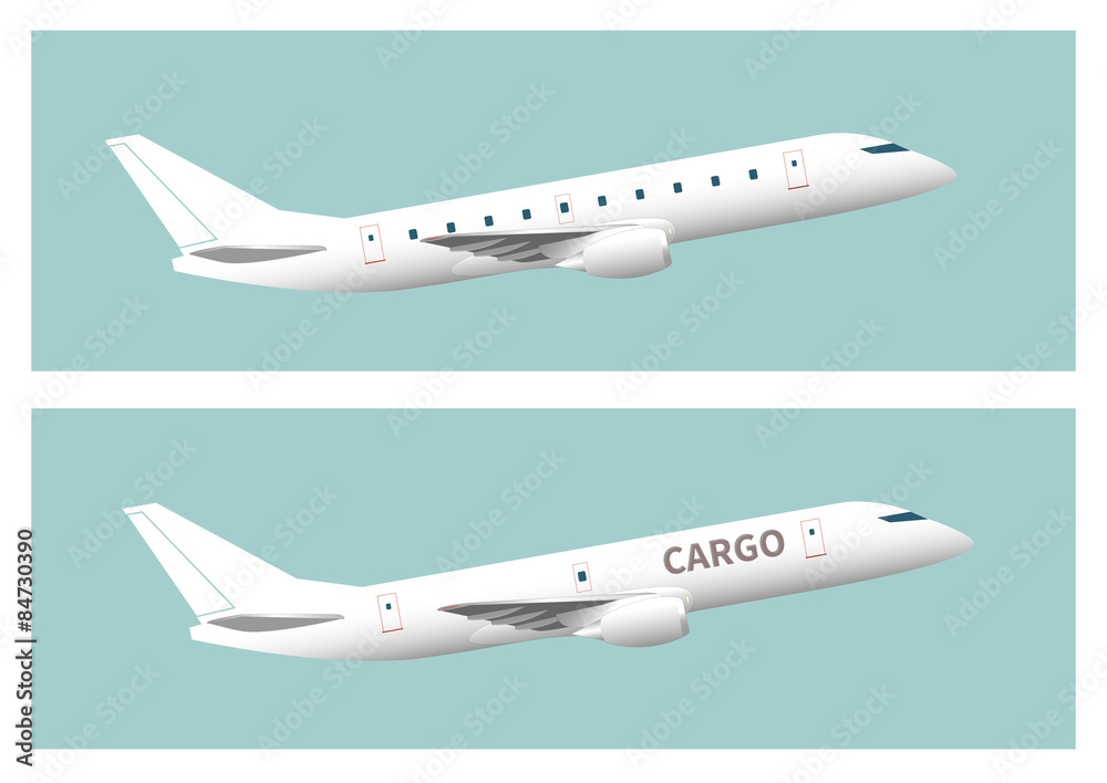 Passenger aircraft and cargo aircraft