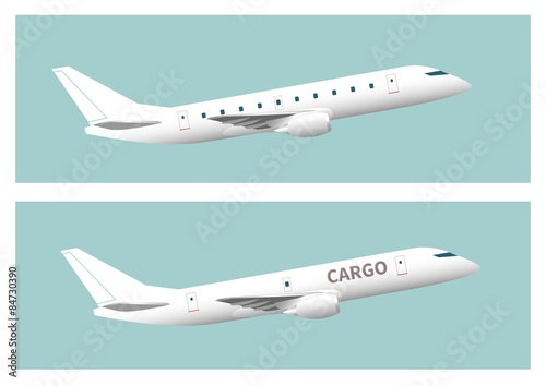 Passenger aircraft and cargo aircraft