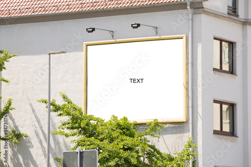 Hausfassade // mit freiem Platz für Text