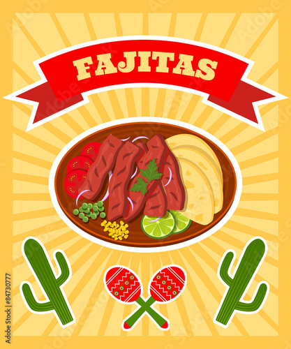 fajitas poster