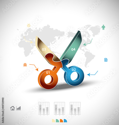 Business infographic template