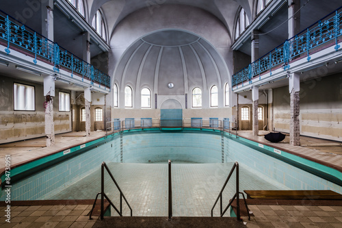 abandoned pool