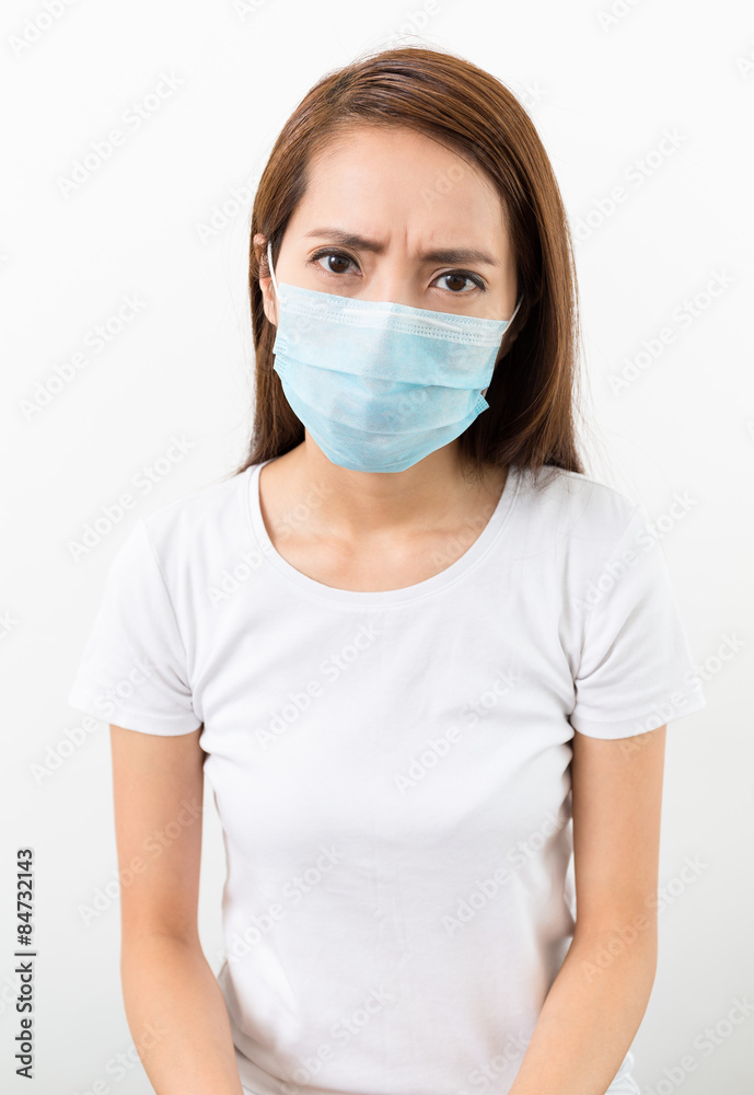 Woman get sick