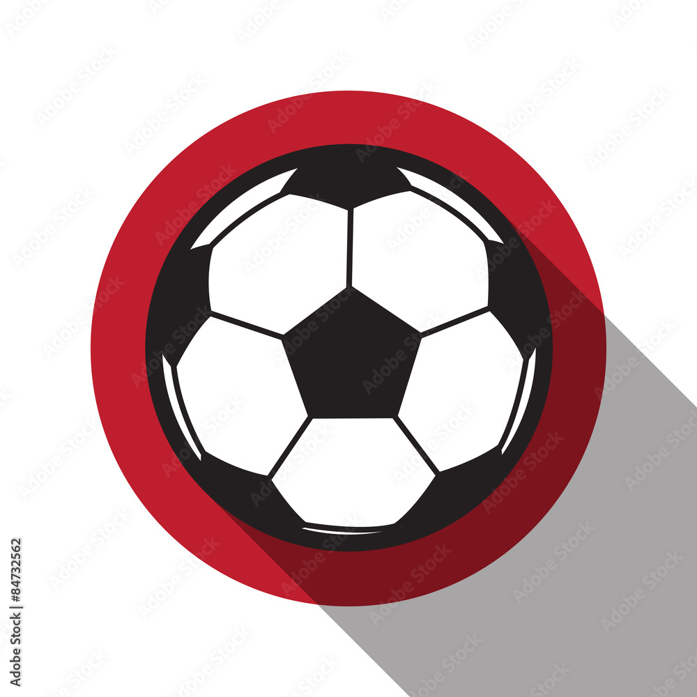 football icon with Japan flag background,long shadow vector football icon with Japan flag background,long shadow vector