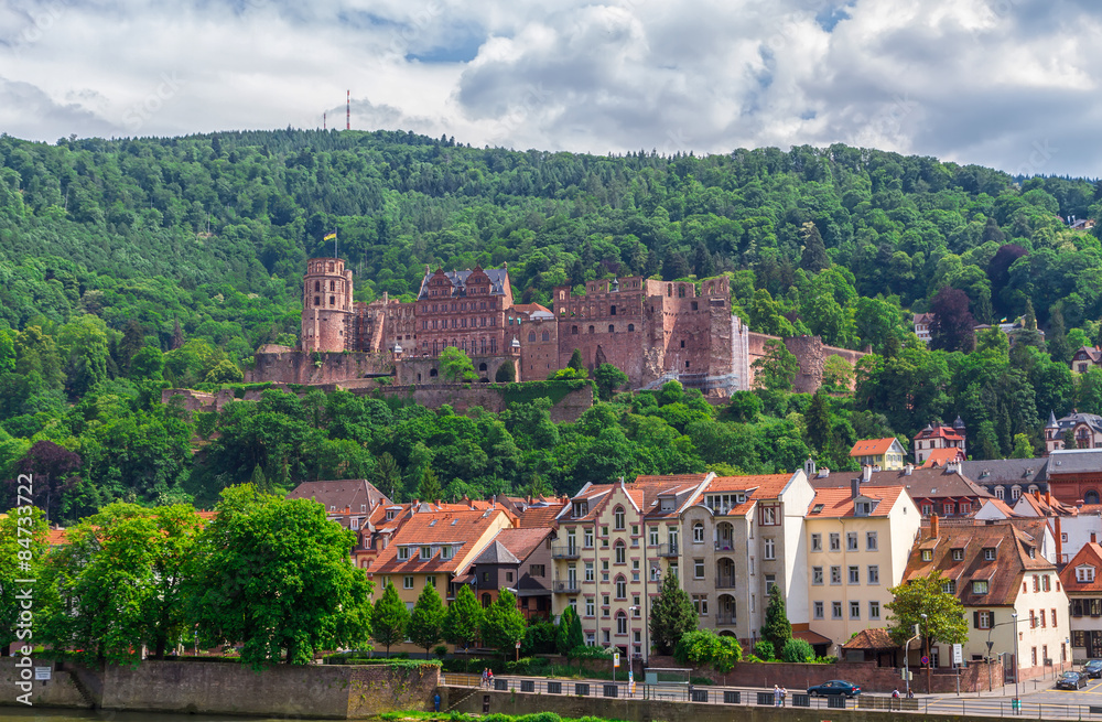 view of Heidelberg city, Germany