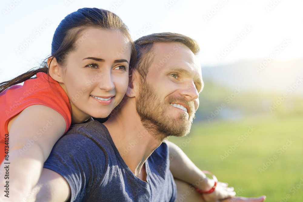 Fototapeta premium Couple in love.