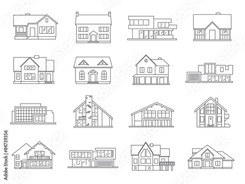 House Icons Flat Set