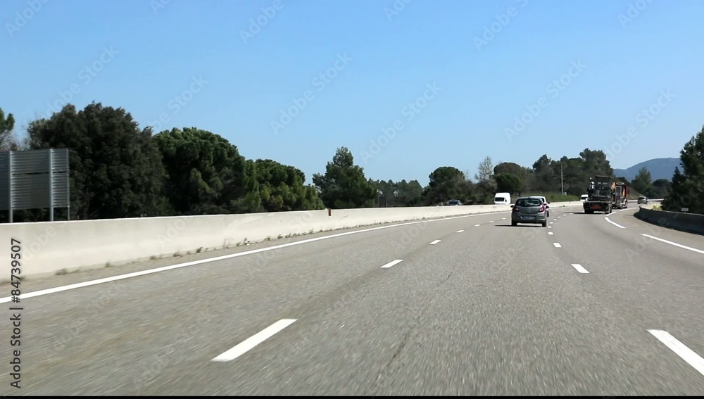 Circulation sur autoroute