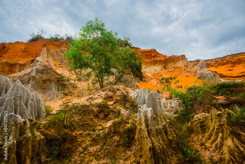 Fairy Stream (Suoi Tien), Mui Ne, Vietnam. One of the tourist attractions in Mui Ne.Beautiful mountains and water photo