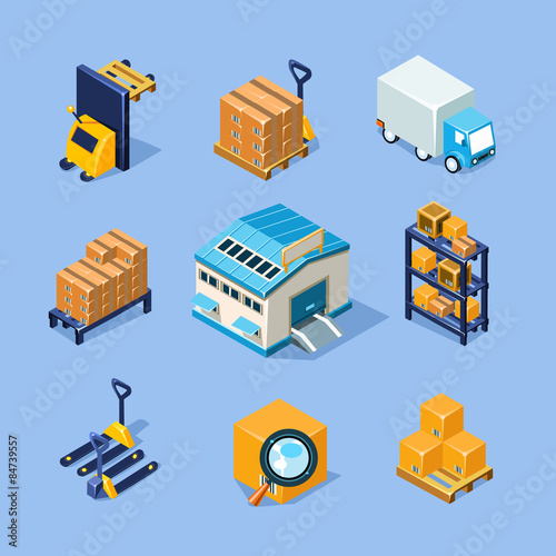 Vector Warehouse Equipment 