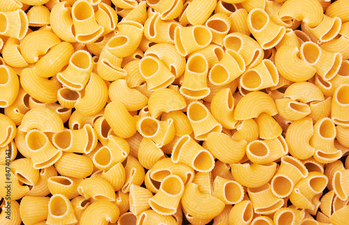 Macaroni italian pasta background
