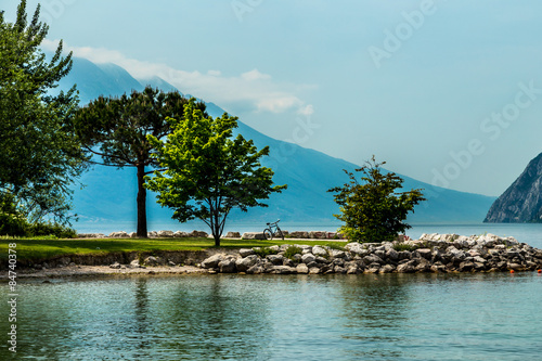 Bicycle at the Lake of Garda  italy