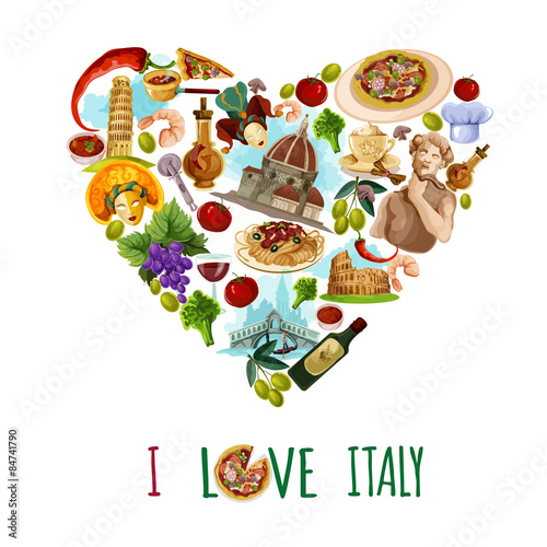 Italy Touristic Poster