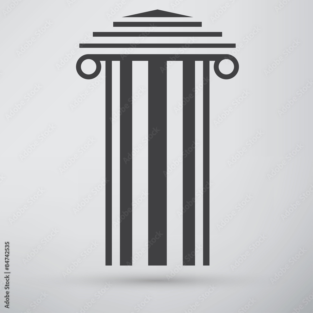 Antique Column Icon Antique Column Icon