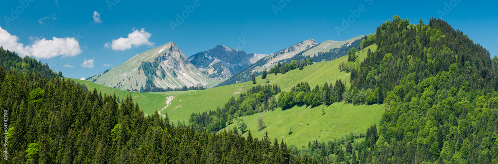 Mountain Scenery in the Bavarian Alps