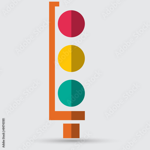 Traffic lights icon
