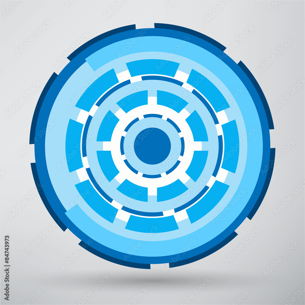 Cyber eye symbol icon Cyber eye symbol icon