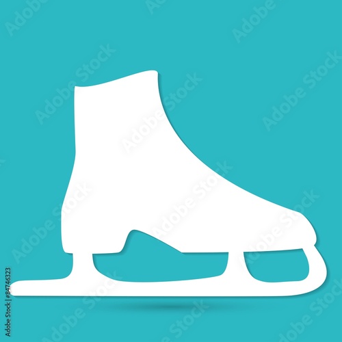 ice skates vector symbol