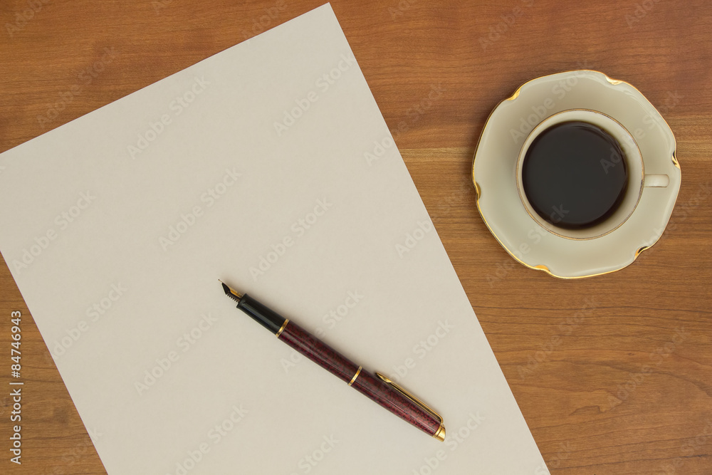 About to write a letter About to write a letter