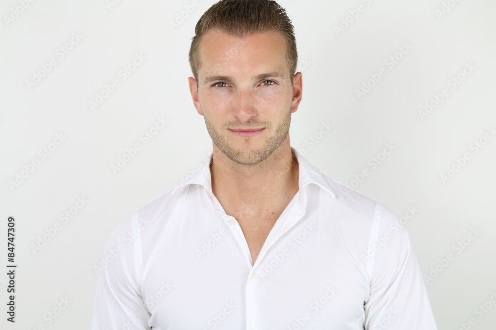 Handsome blond guy Handsome blond guy