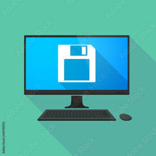 Personal computer with a floppy