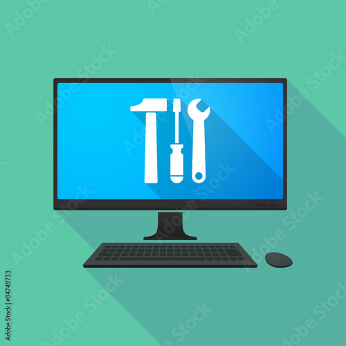 Personal computer with a tool set