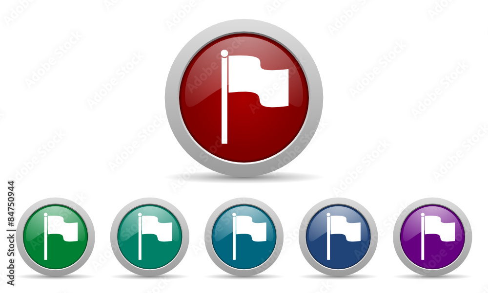 flag vector icons web design flag vector icons web design