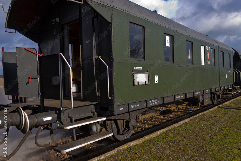 Obraz premium pociąg retro Wolsztyn