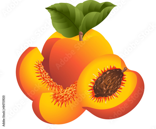 Juicy peach