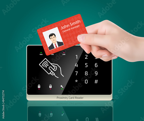 Access control - Proximity card and reader