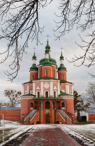 Church in winter photo