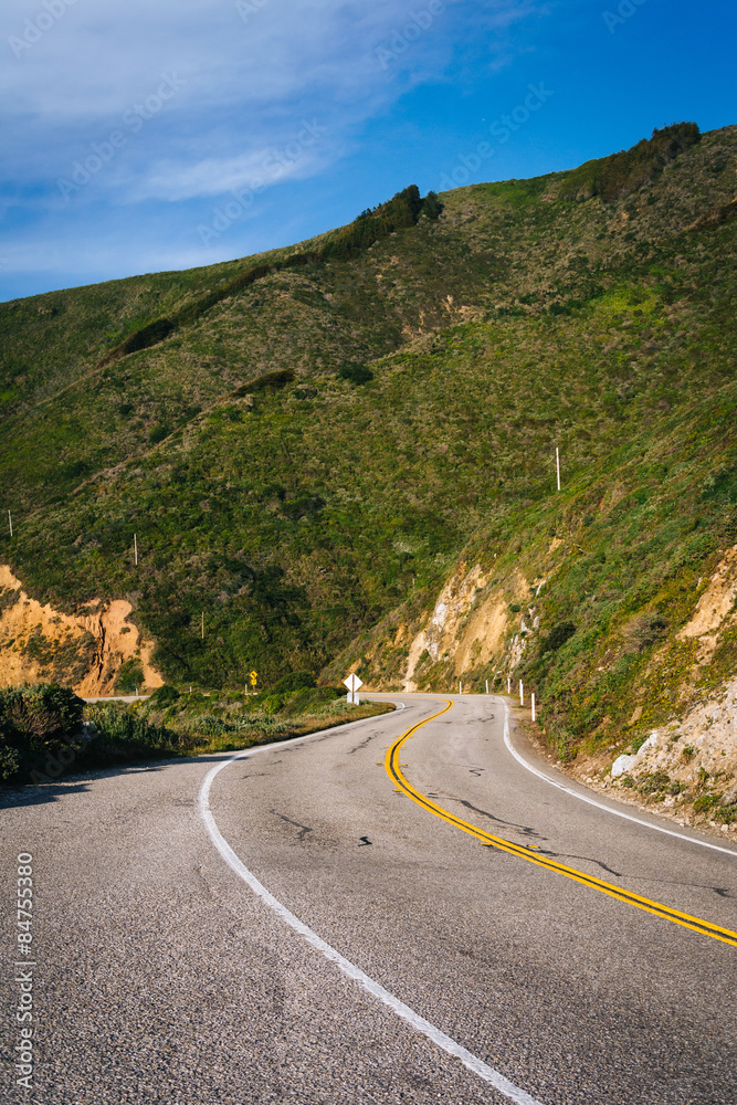 Pacific Coast Highway in Big Sur, California.