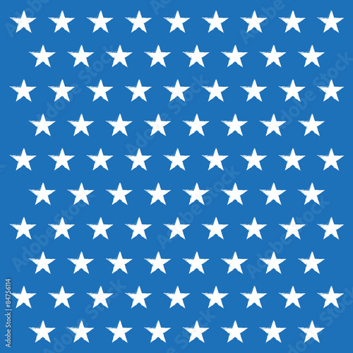 brushed stars american style vintage
