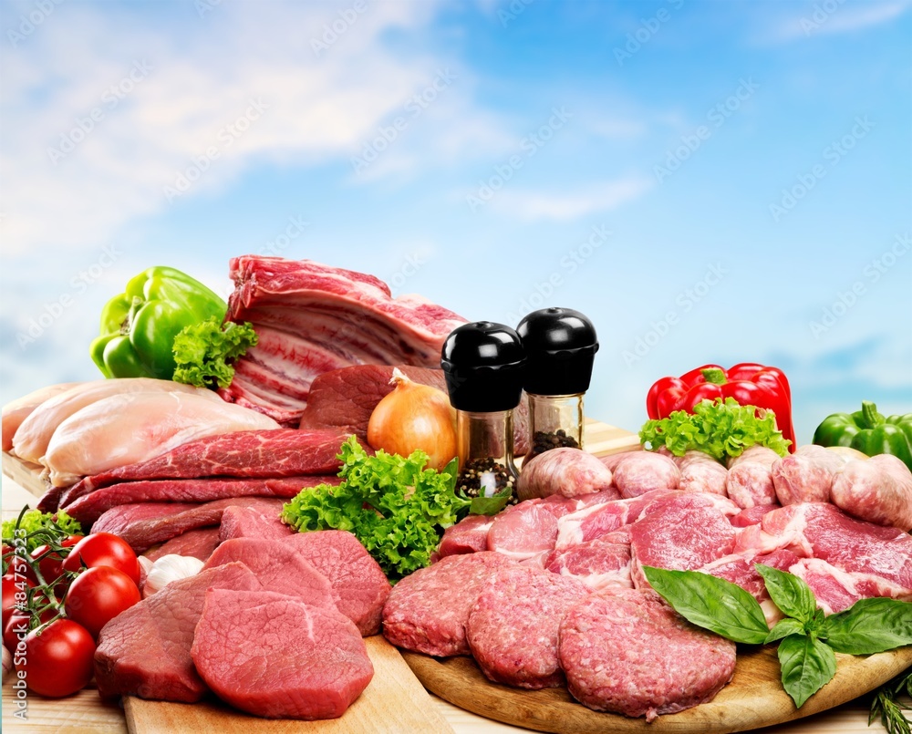Meat, Freshness, Butcher's Shop. Meat, Freshness, Butcher's Shop.