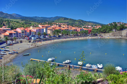 Collioure in Languedoc-Roussillon in France