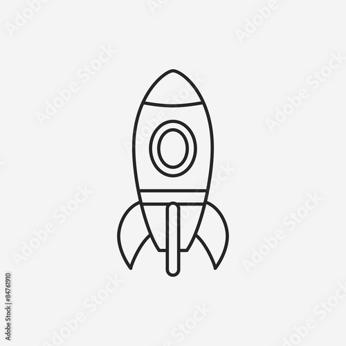 toy rocket icon
