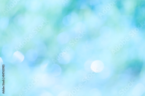 colourful of bokeh blue light blurred
