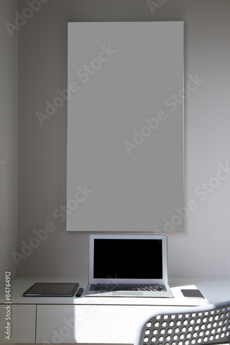 blank screen laptop computer and smart phone and digital tablet © everythingpossible