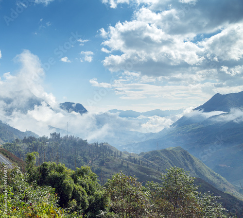 moutain, Lao cai province northern Vietnam