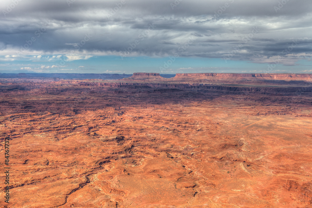 Utah-Needles Overlook-Needles-Anticline Road- the most dramatic views of the Needles District of Canyonlands National Park