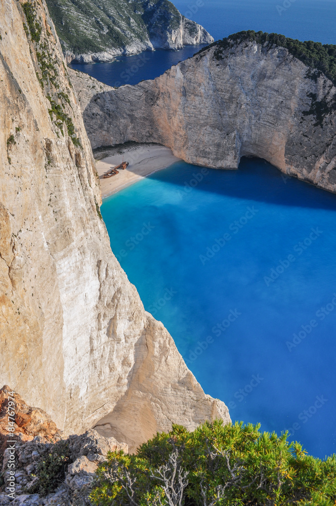 Zante shipwreck beach