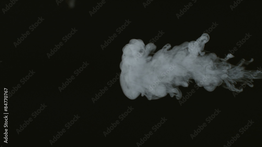 Smoke in slow motion