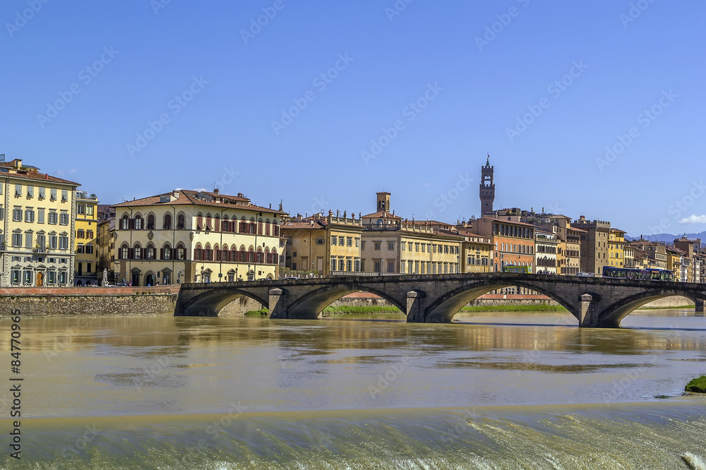 Embankment of Arno river, Florence