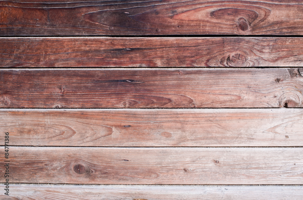 Naklejka premium Wooden wall