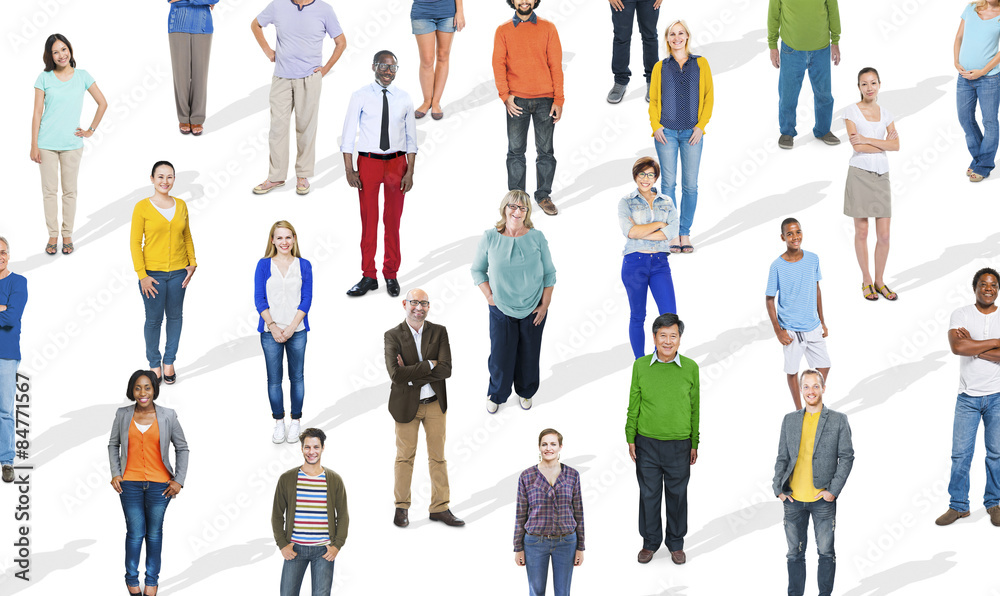 Diverse Large Group Of People Multiethnic Group Community Diverse Large Group Of People Multiethnic Group Community