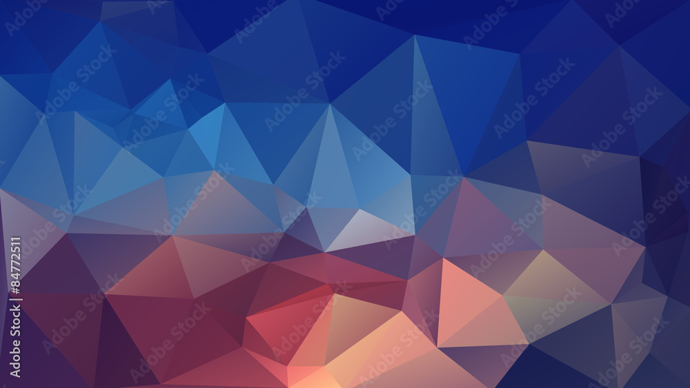 
Abstract geometric polygon pattern with 
triangle parametric shape